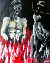 Fire 80 x 100 cm